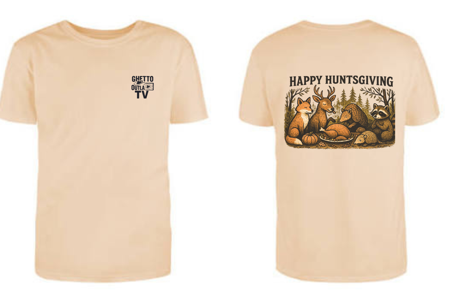 Happy Huntsgiving Tee | Ghetto Outlaw TV Exclusive