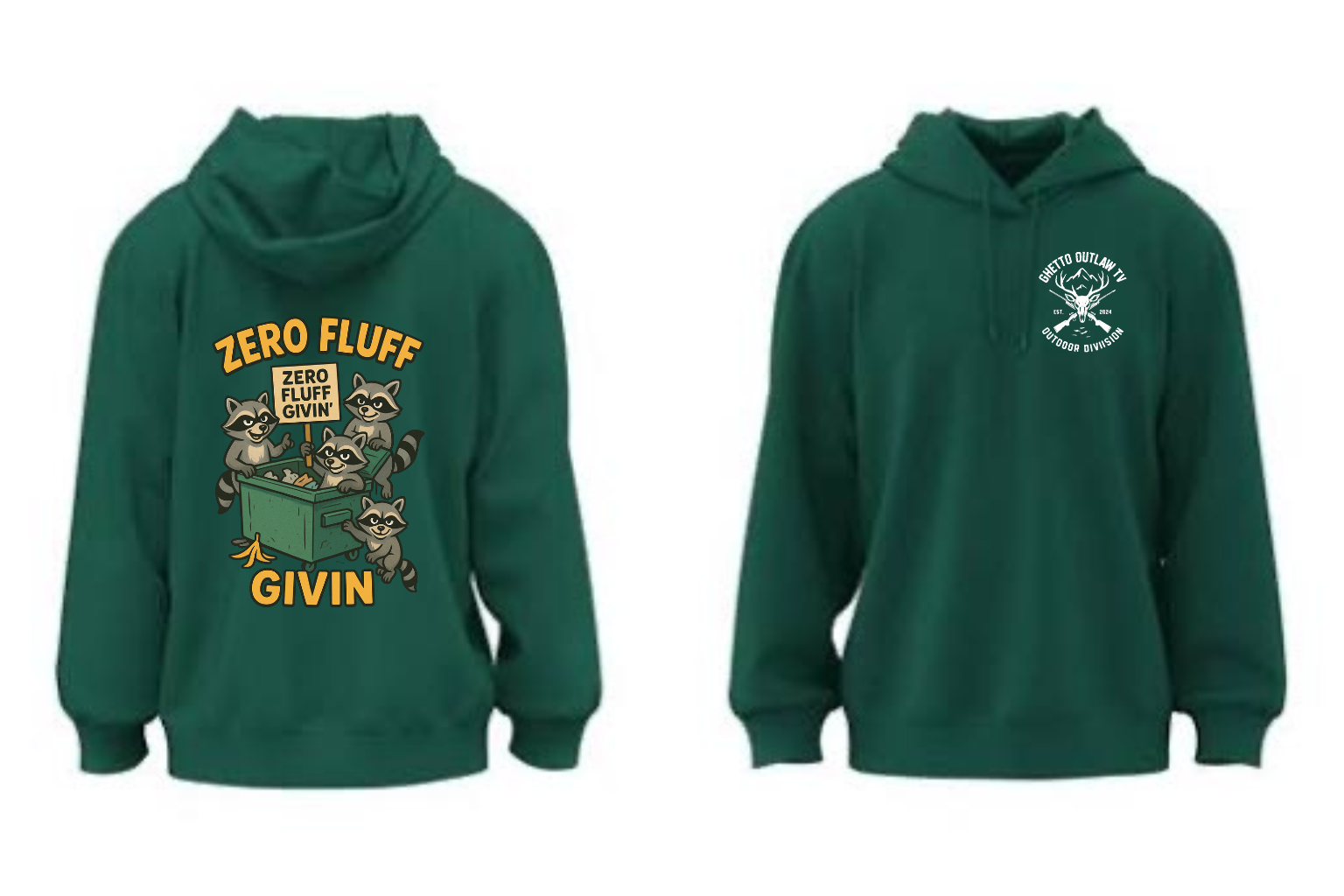 Zero Fluf Givin Hoodie