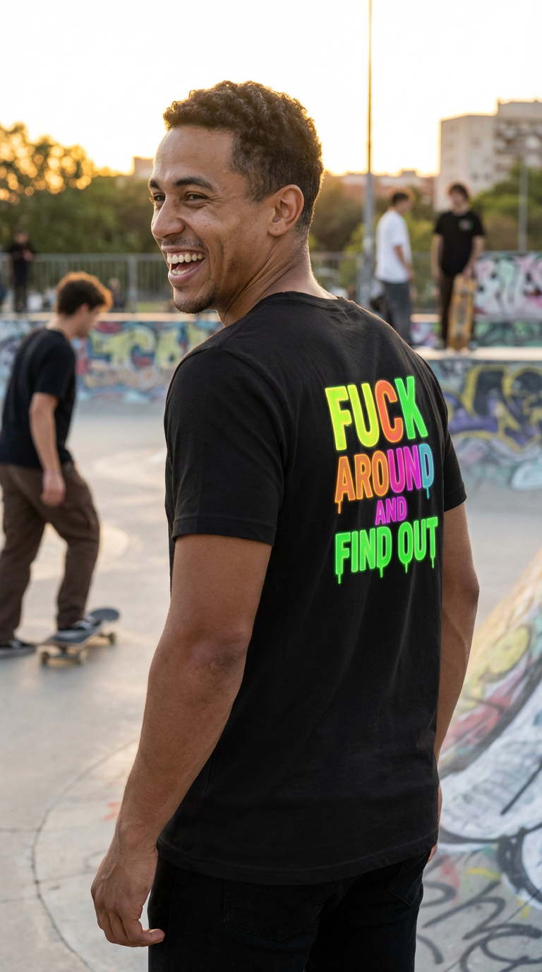 FAFO Neon Drip Hoodie/Tee