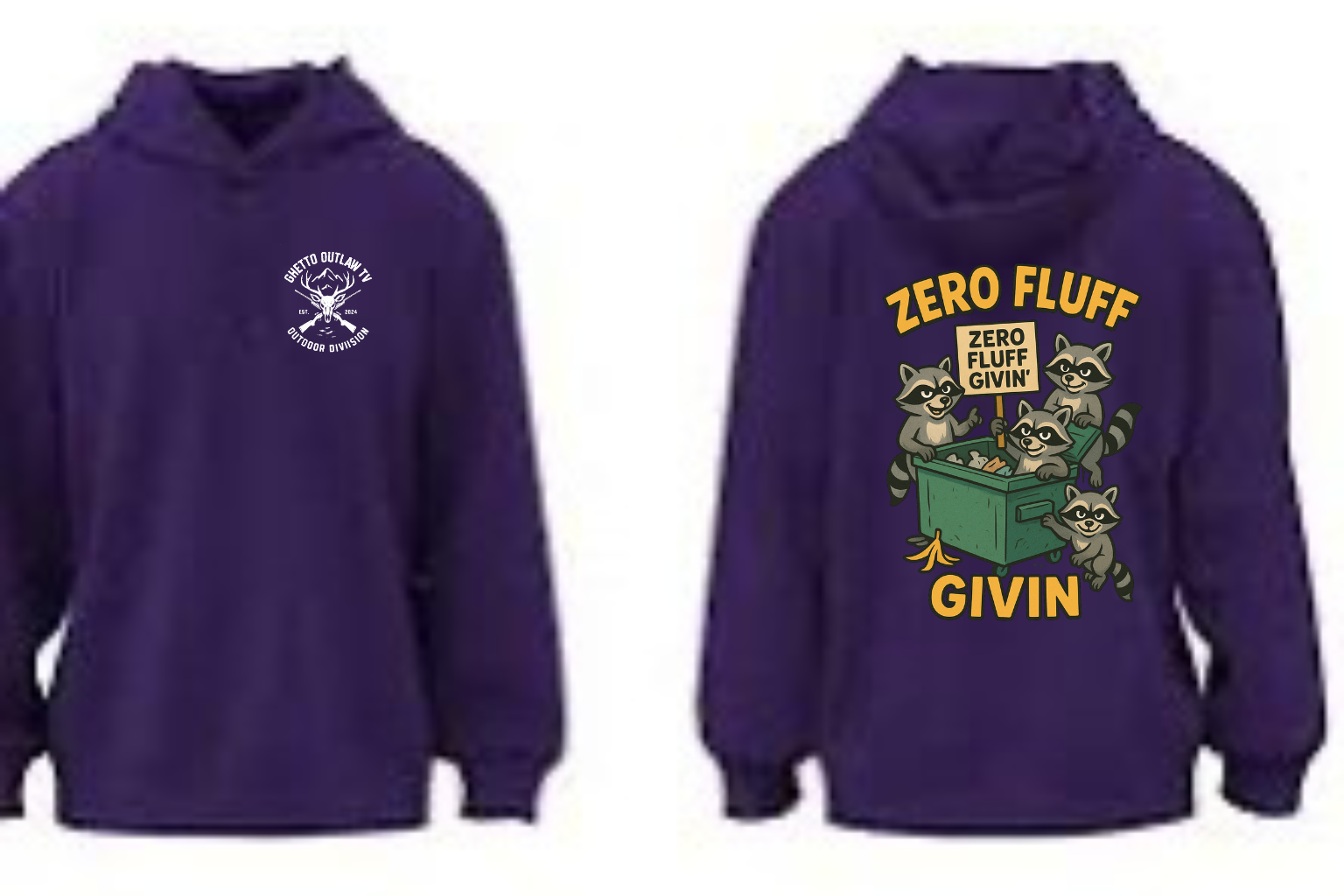 Zero Fluf Givin Hoodie