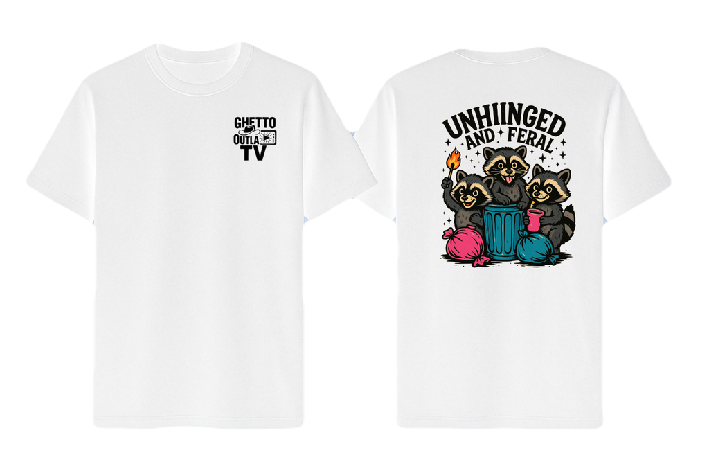 Unhinged & Feral Raccoon Tee