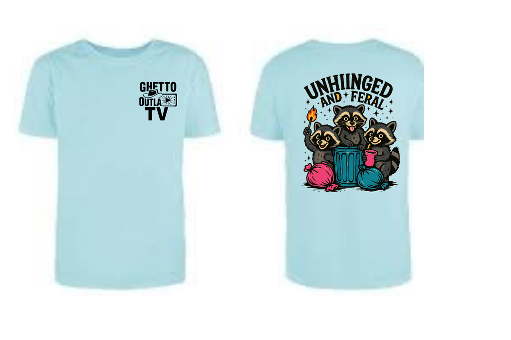 Unhinged & Feral Raccoon Tee