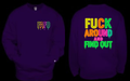 FAFO CREWNECK WITH POCKET