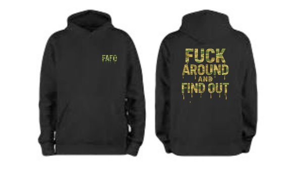 FAFO Neon Drip Hoodie/Tee