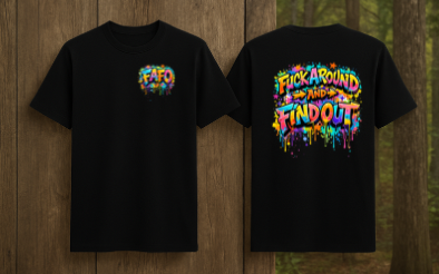 FAFO Neon Drip Hoodie/Tee