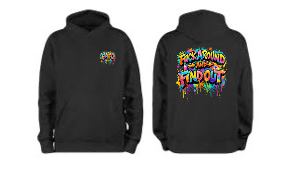 FAFO Neon Drip Hoodie/Tee