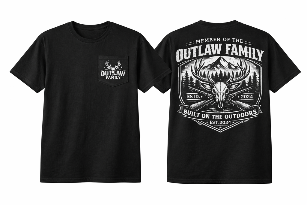 Outlaw Family – Built on the Outdoors Tee